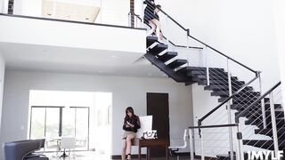 Cytherea taught 2 teen students Marley and Avi how to squirt