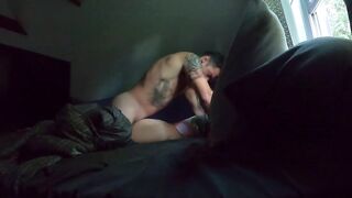 I slip my shlong into my wife to wake her up. Then exploded inside of her after a sexy screw session