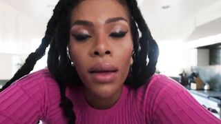 Breasty White & Ebony Stepmom Screws Stepson