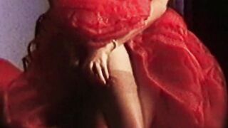 Vintage 60s aged large breasts tease