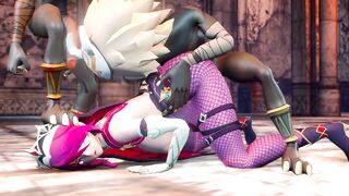 Mmd Genshin Impact Milky Titties and Thick Rosaria Screw and Fuckfest by Cosplayed Vagina Fucker