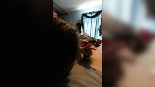 Wife Likes to Show off for Spun Lads