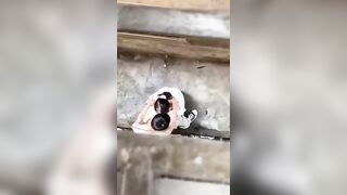 Bú Cu Chồng Yêu Ngoài đường - Sucking my Spouse's Schlong on the Street