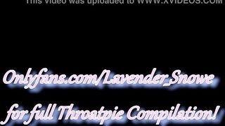 THROATPIE COMPILATION nineteen - Most Good Sloppy 69 Deepthroat Oral Sex Drink Vids 2021