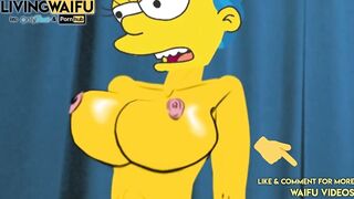 MARGE SIMPSON mother I'd like to fuck 2D Toon Real Waifu #5 Riding Large ANIMATION Booty Butt Toon Cosplay SIMPSONS