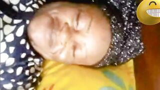 BREASTY AMATEUR BLACK mother I'd like to fuck or MAMA Showing Her LARGE EBONY BOOB 9