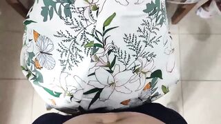 I film my sexy stepmom cooking - my spouse works a lot so my stepson takes his place