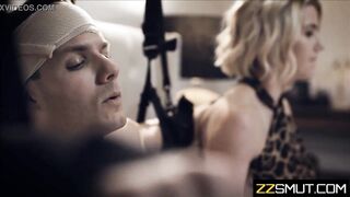 mamma gives son a helping hand job