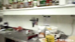 RIBALD SARAH - Small Anal Screwed With A Massive Eggplant