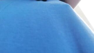 In my neighbors abode I can't hold my pee and pee standing up during the time that they look at me