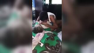 Granny banging Grandpapa two