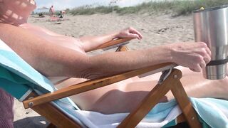 Wife Hanging out a In Nature's Garb Beach