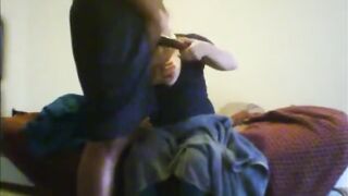 Cougar Mother I'd Like To Fuck next door plays with Hard BBC. Interracial