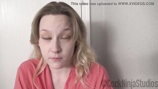 Playful step- mommy just wanted to cum watching porn movies but her step- son had different ideas