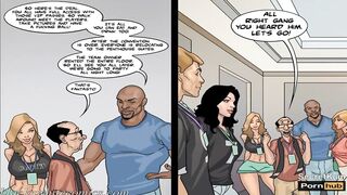 The Poker Game season three Ep. 6 - Doctor caresses BBC Football Player in crowded Elevator