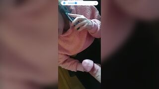 Uk Redhead On phone to mum sucking penis