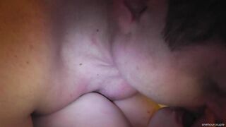 FRESHLY WAXED LARGE BUTT mother I'd like to fuck RIDES HUBBY GETS CREAMPIE AND CRAVES GREATER QUANTITY PENIS!!