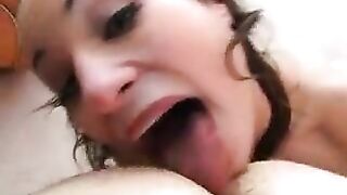Wicked Amber Rayne licking hirsute rectal hole