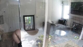 Stripper mother I'd like to fuck entices step son to cum inside from working in the yard