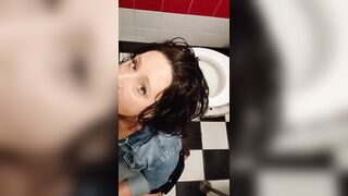 Drinking my Husbands Void Urine in the Bath at the Bar