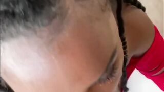 Tink Stuffs Kings Cock in her Throat and Gets Bent over in the Shower