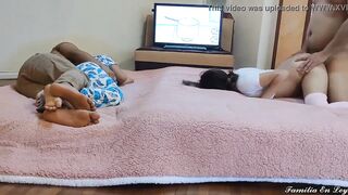 How bewitching my Cousin Transforms her into a Doxy with my Large Pole this babe lets herself be Drilled next to her daddy and her mommy