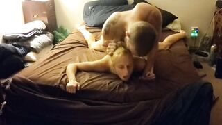 This got to be the hottest one yet...this small blond just gets after it!!!