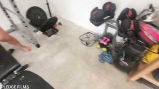 Fit mother i'd like to fuck in the gym showing the entire neighborhood her stripped workout.