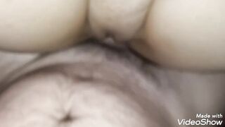 Step daddy surprises step daughter with a unexpected cum discharged in her throat!!!