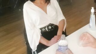 Lisa with Large Boobs Show her Bazookas for Casting for get recent Job. that babe Play with her Boss in Hawt Style