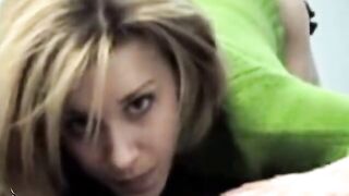 Blonde banged on a desk