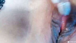 Kinky mother I'd like to fuck AimeeParadise: soaked aged twat super closeup!