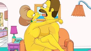 MRS KRABAPPEL IS DRILLED BY FLANDERS