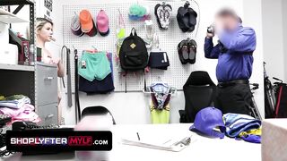 Kit Mercer Caught Stealing Gets Her Vagina Screwed Hard To Avoid Journey To Jail