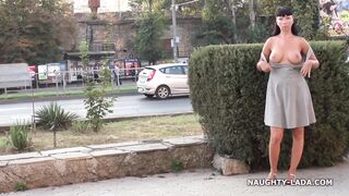 Exposed on the public street