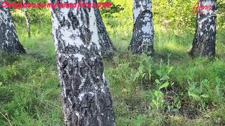 I desire to bang right now! Let's go to the forest... - Outdoor POV