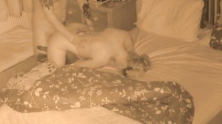 Step mamma sneaks into son room during night please don't cum