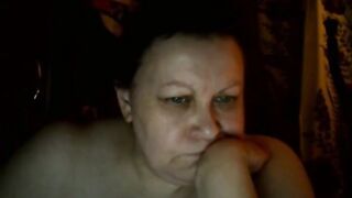 Sexy Russian older mommy Maria play on skype