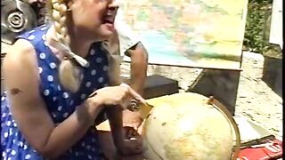 Sex fuckfest with older skanks and chaps screwing outdoors