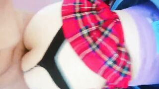 my wife gets stuck in the washer machine, and have sex