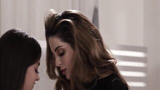 Sexually Excited mother i'd like to fuck licks the juicy vagina of her breasty babysitter