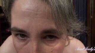 AuntJudys - 50yo Full-Bush Step-Aunt Grace (Workout POV)