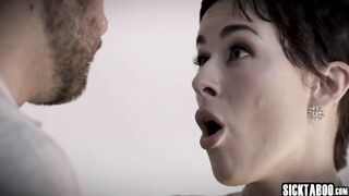 Stud screwed lascivious large butt mother I'd like to fuck Olive Glass in front of his powerless wife