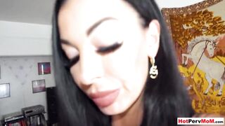 Russian mother I'd like to fuck stepmom Nikita Reznikova keeps her stepson quiet and glad