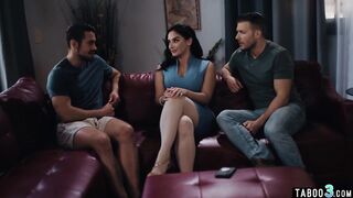 mother I'd like to fuck stepmother Sheena Ryder double permeated by her stepson and his fella