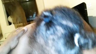 My nut drank & bust on boobs by whore granny