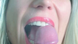 I let my spouse just jerk off his giant load in my throat