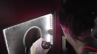 INTERRACIAL GLORYHOLE SUCKING SIX DIFFERENT RODS!