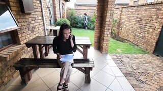 two allies roleplay prank every other - void urine on her - undress in nature's garb