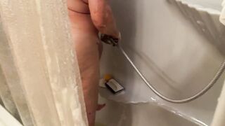 Step Aunt JOI in Shower Jack Off Spying On Superlatively Good Legs Feet Breasts